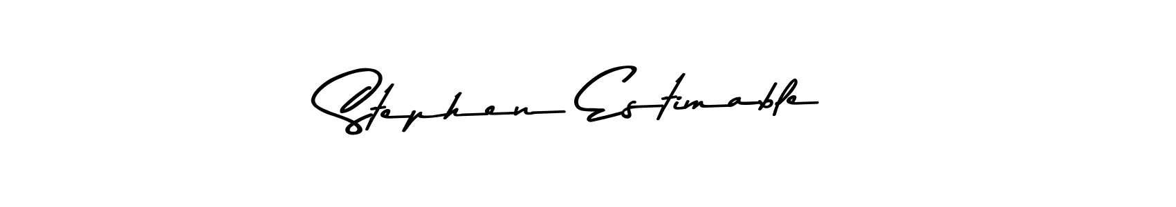 How to make Stephen Estimable signature? Asem Kandis PERSONAL USE is a professional autograph style. Create handwritten signature for Stephen Estimable name. Stephen Estimable signature style 9 images and pictures png