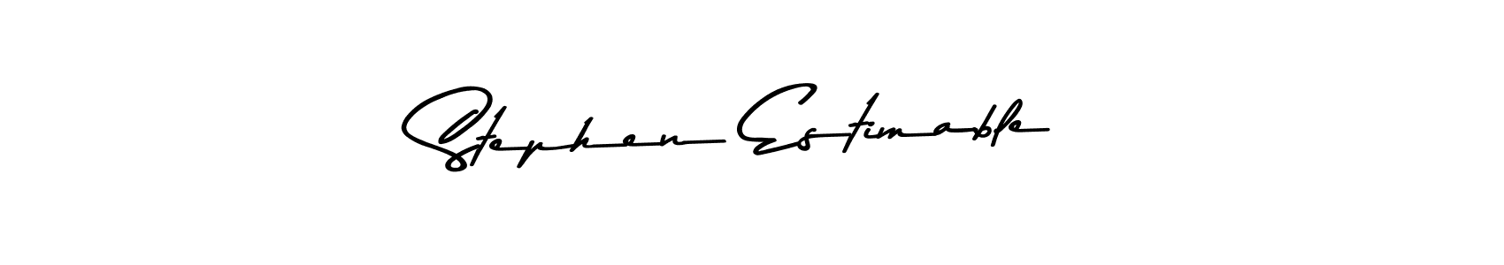 How to make Stephen Estimable signature? Asem Kandis PERSONAL USE is a professional autograph style. Create handwritten signature for Stephen Estimable name. Stephen Estimable signature style 9 images and pictures png