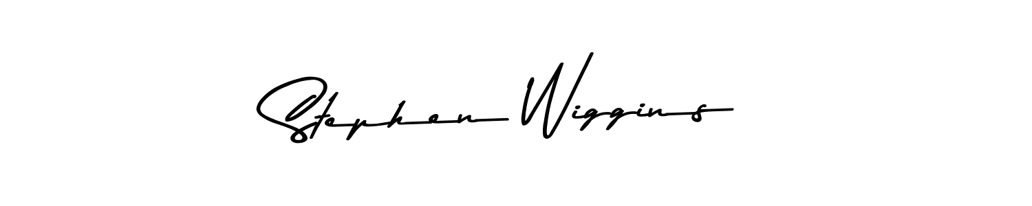Stephen Wiggins stylish signature style. Best Handwritten Sign (Asem Kandis PERSONAL USE) for my name. Handwritten Signature Collection Ideas for my name Stephen Wiggins. Stephen Wiggins signature style 9 images and pictures png