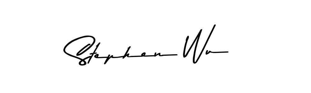 Design your own signature with our free online signature maker. With this signature software, you can create a handwritten (Asem Kandis PERSONAL USE) signature for name Stephen Wu. Stephen Wu signature style 9 images and pictures png