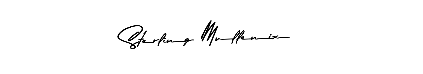 Design your own signature with our free online signature maker. With this signature software, you can create a handwritten (Asem Kandis PERSONAL USE) signature for name Sterling Mullenix. Sterling Mullenix signature style 9 images and pictures png