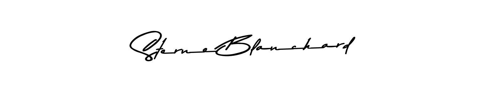 Similarly Asem Kandis PERSONAL USE is the best handwritten signature design. Signature creator online .You can use it as an online autograph creator for name Sterne Blanchard. Sterne Blanchard signature style 9 images and pictures png