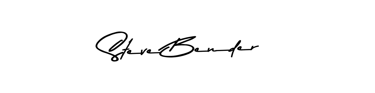 Use a signature maker to create a handwritten signature online. With this signature software, you can design (Asem Kandis PERSONAL USE) your own signature for name Steve Bender. Steve Bender signature style 9 images and pictures png