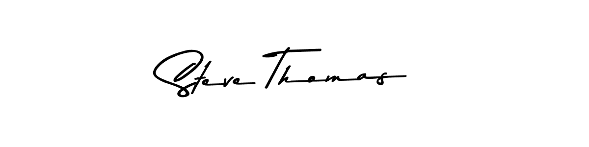 You should practise on your own different ways (Asem Kandis PERSONAL USE) to write your name (Steve Thomas) in signature. don't let someone else do it for you. Steve Thomas signature style 9 images and pictures png