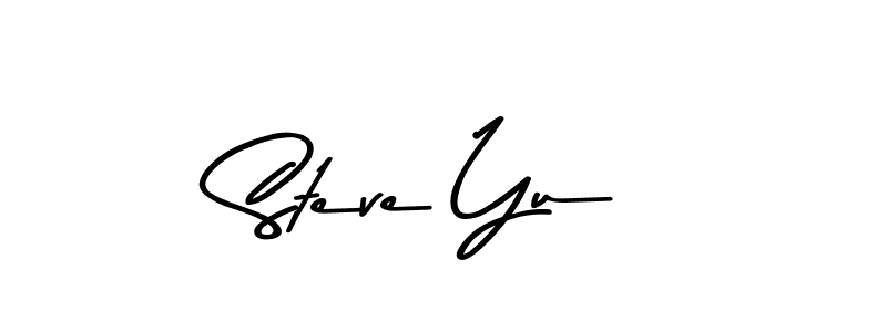 Steve Yu stylish signature style. Best Handwritten Sign (Asem Kandis PERSONAL USE) for my name. Handwritten Signature Collection Ideas for my name Steve Yu. Steve Yu signature style 9 images and pictures png