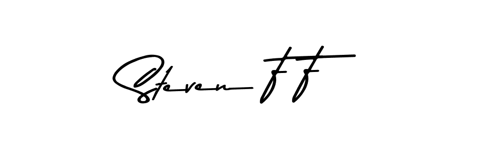 Design your own signature with our free online signature maker. With this signature software, you can create a handwritten (Asem Kandis PERSONAL USE) signature for name Steven F F. Steven F F signature style 9 images and pictures png