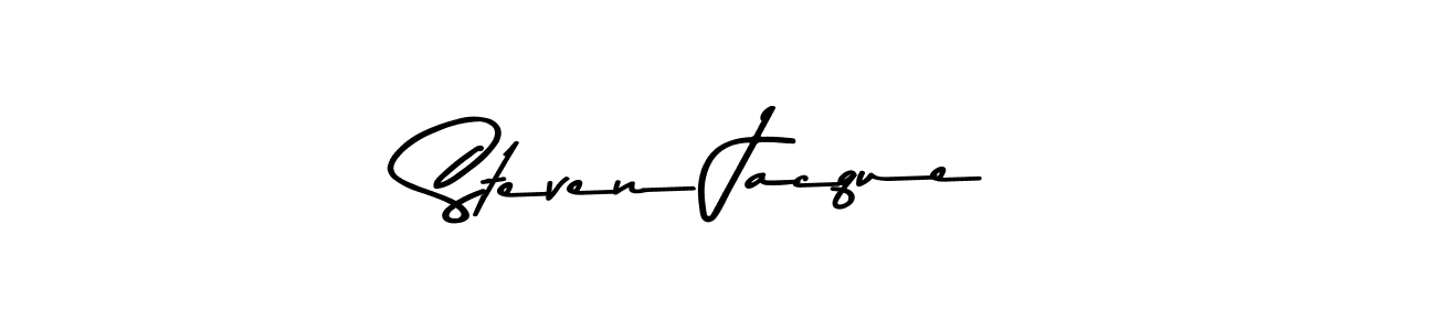 Design your own signature with our free online signature maker. With this signature software, you can create a handwritten (Asem Kandis PERSONAL USE) signature for name Steven Jacque. Steven Jacque signature style 9 images and pictures png