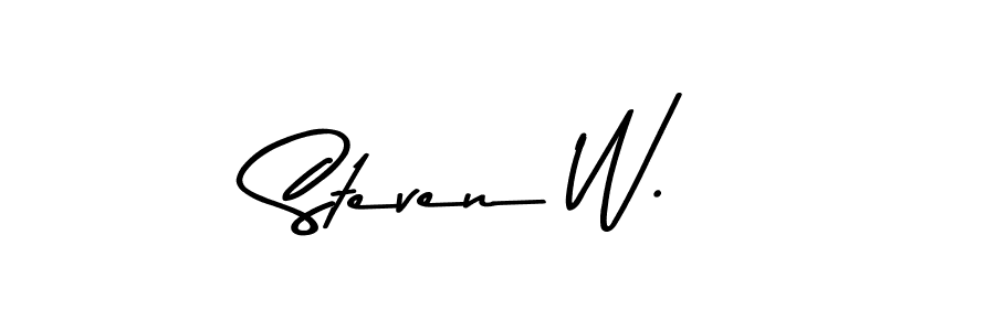 if you are searching for the best signature style for your name Steven W.. so please give up your signature search. here we have designed multiple signature styles  using Asem Kandis PERSONAL USE. Steven W. signature style 9 images and pictures png