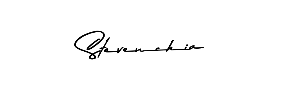 Create a beautiful signature design for name Stevenchia. With this signature (Asem Kandis PERSONAL USE) fonts, you can make a handwritten signature for free. Stevenchia signature style 9 images and pictures png