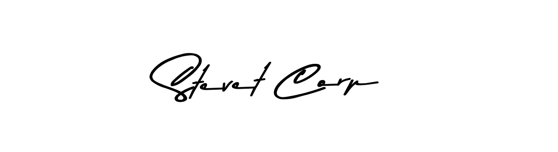 Design your own signature with our free online signature maker. With this signature software, you can create a handwritten (Asem Kandis PERSONAL USE) signature for name Stevet Corp. Stevet Corp signature style 9 images and pictures png