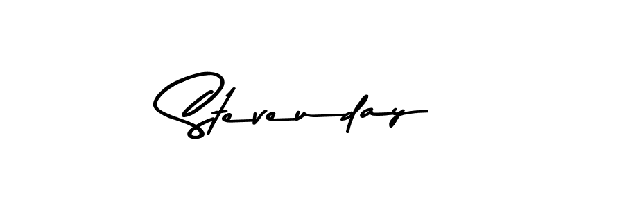Make a beautiful signature design for name Steveuday. Use this online signature maker to create a handwritten signature for free. Steveuday signature style 9 images and pictures png