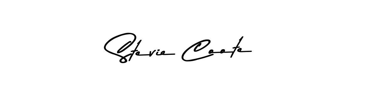 Stevie Coote stylish signature style. Best Handwritten Sign (Asem Kandis PERSONAL USE) for my name. Handwritten Signature Collection Ideas for my name Stevie Coote. Stevie Coote signature style 9 images and pictures png