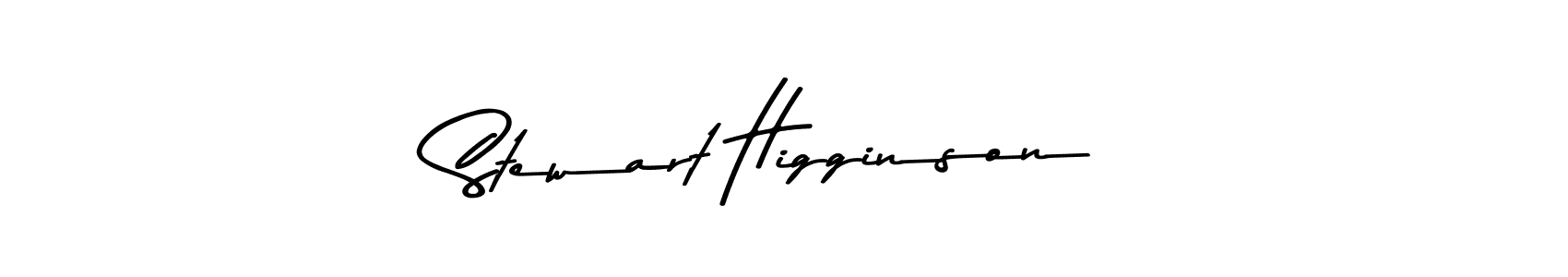 Use a signature maker to create a handwritten signature online. With this signature software, you can design (Asem Kandis PERSONAL USE) your own signature for name Stewart Higginson. Stewart Higginson signature style 9 images and pictures png