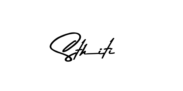 How to Draw Sthiti signature style? Asem Kandis PERSONAL USE is a latest design signature styles for name Sthiti. Sthiti signature style 9 images and pictures png