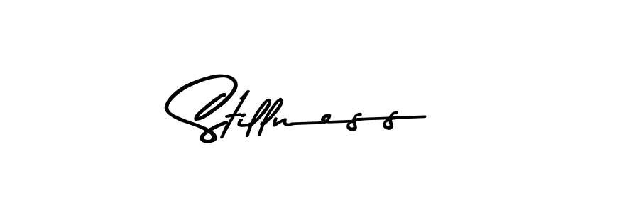 Use a signature maker to create a handwritten signature online. With this signature software, you can design (Asem Kandis PERSONAL USE) your own signature for name Stillness. Stillness signature style 9 images and pictures png