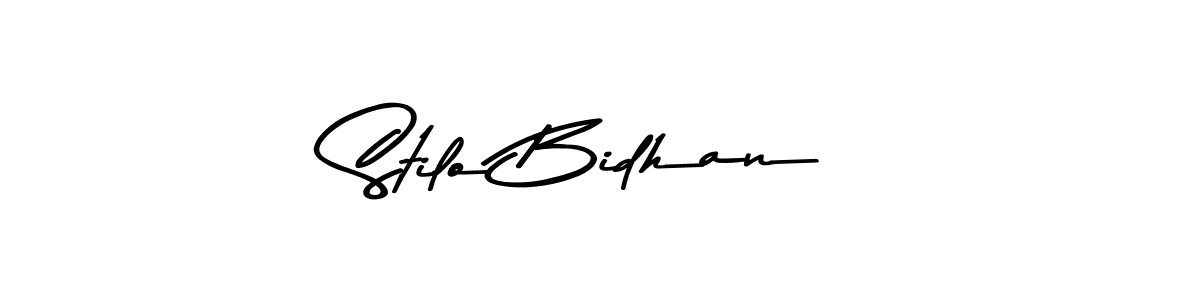 The best way (Asem Kandis PERSONAL USE) to make a short signature is to pick only two or three words in your name. The name Stilo Bidhan include a total of six letters. For converting this name. Stilo Bidhan signature style 9 images and pictures png