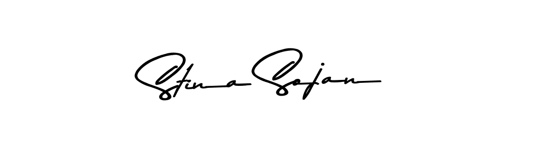 Stina Sojan stylish signature style. Best Handwritten Sign (Asem Kandis PERSONAL USE) for my name. Handwritten Signature Collection Ideas for my name Stina Sojan. Stina Sojan signature style 9 images and pictures png