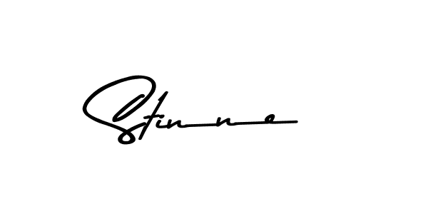 Stinne stylish signature style. Best Handwritten Sign (Asem Kandis PERSONAL USE) for my name. Handwritten Signature Collection Ideas for my name Stinne. Stinne signature style 9 images and pictures png