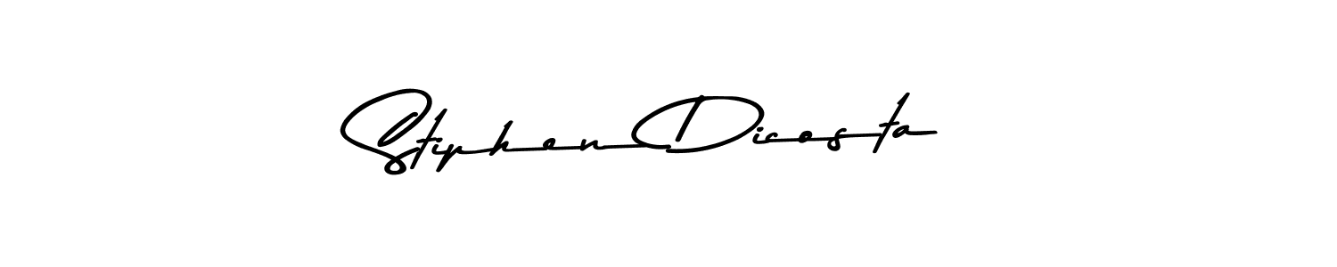 Create a beautiful signature design for name Stiphen Dicosta. With this signature (Asem Kandis PERSONAL USE) fonts, you can make a handwritten signature for free. Stiphen Dicosta signature style 9 images and pictures png