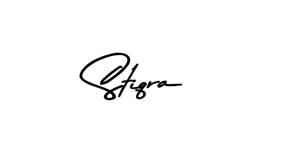 Create a beautiful signature design for name Stiqra. With this signature (Asem Kandis PERSONAL USE) fonts, you can make a handwritten signature for free. Stiqra signature style 9 images and pictures png