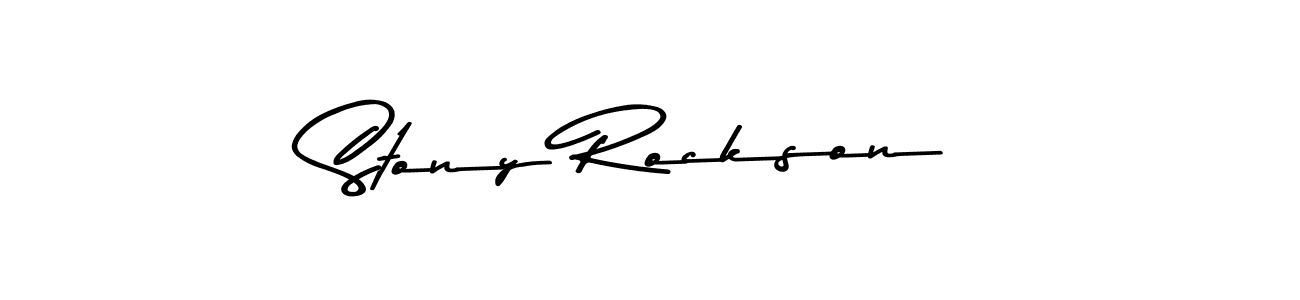 Use a signature maker to create a handwritten signature online. With this signature software, you can design (Asem Kandis PERSONAL USE) your own signature for name Stony Rockson. Stony Rockson signature style 9 images and pictures png