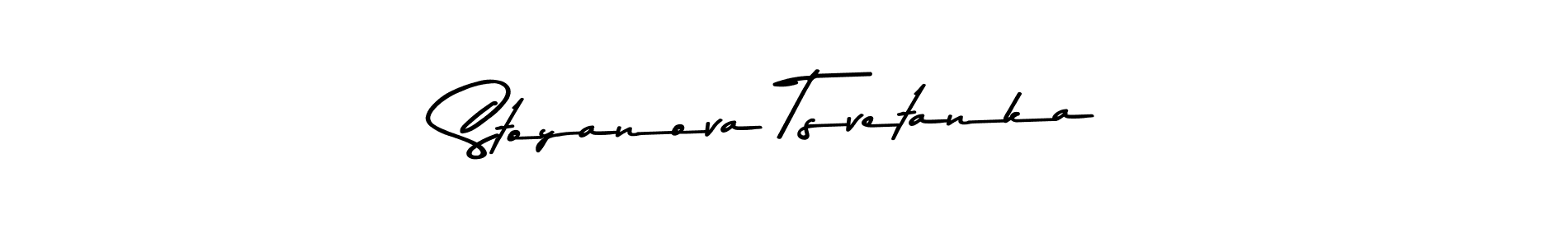 Also You can easily find your signature by using the search form. We will create Stoyanova Tsvetanka name handwritten signature images for you free of cost using Asem Kandis PERSONAL USE sign style. Stoyanova Tsvetanka signature style 9 images and pictures png