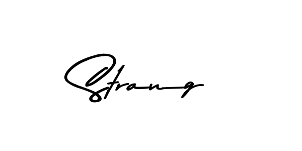 How to make Strang name signature. Use Asem Kandis PERSONAL USE style for creating short signs online. This is the latest handwritten sign. Strang signature style 9 images and pictures png