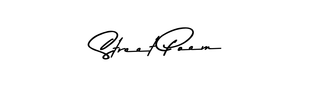 It looks lik you need a new signature style for name Street Poem. Design unique handwritten (Asem Kandis PERSONAL USE) signature with our free signature maker in just a few clicks. Street Poem signature style 9 images and pictures png