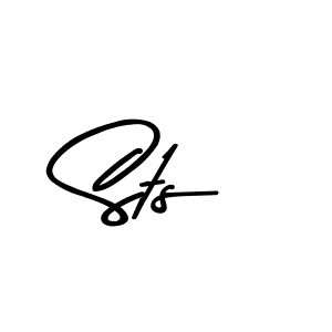 How to make Sts signature? Asem Kandis PERSONAL USE is a professional autograph style. Create handwritten signature for Sts name. Sts signature style 9 images and pictures png