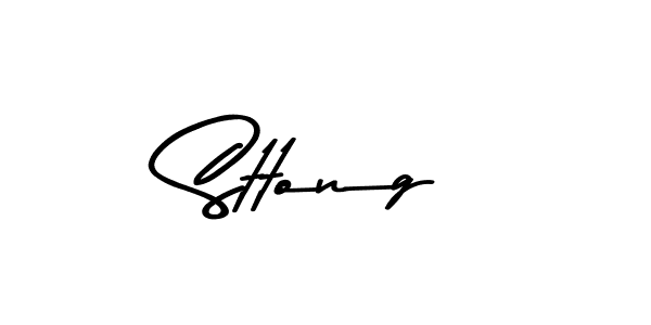 How to make Sttong name signature. Use Asem Kandis PERSONAL USE style for creating short signs online. This is the latest handwritten sign. Sttong signature style 9 images and pictures png