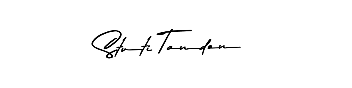Similarly Asem Kandis PERSONAL USE is the best handwritten signature design. Signature creator online .You can use it as an online autograph creator for name Stuti Tandon. Stuti Tandon signature style 9 images and pictures png