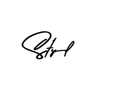 You should practise on your own different ways (Asem Kandis PERSONAL USE) to write your name (Styl) in signature. don't let someone else do it for you. Styl signature style 9 images and pictures png