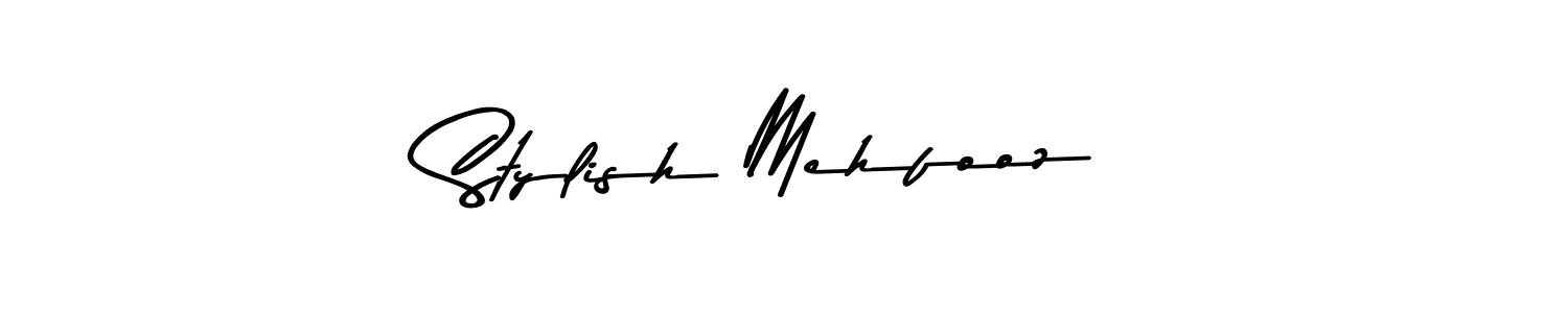 Design your own signature with our free online signature maker. With this signature software, you can create a handwritten (Asem Kandis PERSONAL USE) signature for name Stylish Mehfooz. Stylish Mehfooz signature style 9 images and pictures png