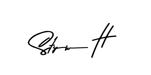 Once you've used our free online signature maker to create your best signature Asem Kandis PERSONAL USE style, it's time to enjoy all of the benefits that Styw H name signing documents. Styw H signature style 9 images and pictures png