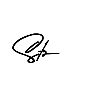 How to make Stz name signature. Use Asem Kandis PERSONAL USE style for creating short signs online. This is the latest handwritten sign. Stz signature style 9 images and pictures png