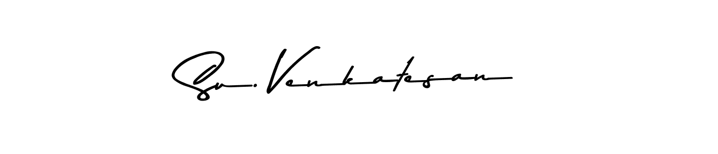 How to make Su. Venkatesan name signature. Use Asem Kandis PERSONAL USE style for creating short signs online. This is the latest handwritten sign. Su. Venkatesan signature style 9 images and pictures png