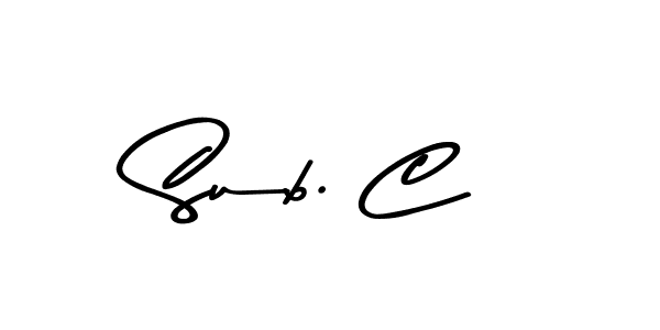 Make a beautiful signature design for name Sub. C. Use this online signature maker to create a handwritten signature for free. Sub. C signature style 9 images and pictures png
