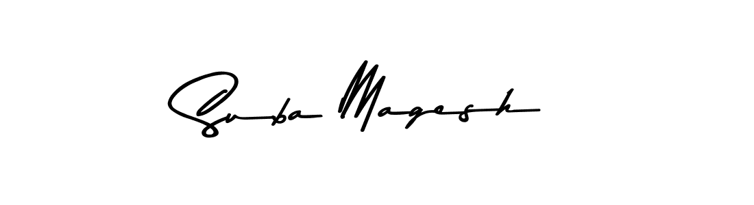 The best way (Asem Kandis PERSONAL USE) to make a short signature is to pick only two or three words in your name. The name Suba Magesh include a total of six letters. For converting this name. Suba Magesh signature style 9 images and pictures png