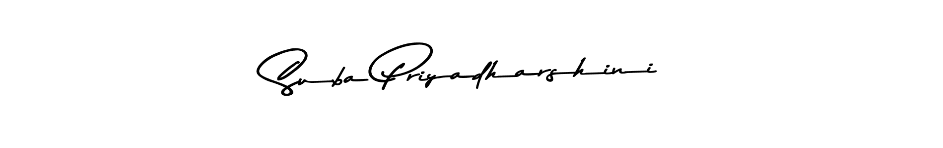 Also we have Suba Priyadharshini name is the best signature style. Create professional handwritten signature collection using Asem Kandis PERSONAL USE autograph style. Suba Priyadharshini signature style 9 images and pictures png