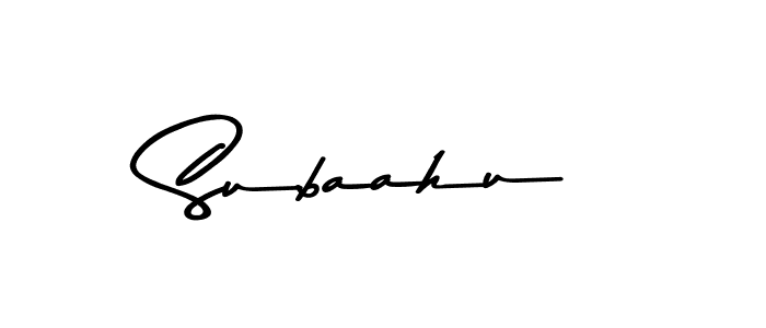 Design your own signature with our free online signature maker. With this signature software, you can create a handwritten (Asem Kandis PERSONAL USE) signature for name Subaahu. Subaahu signature style 9 images and pictures png