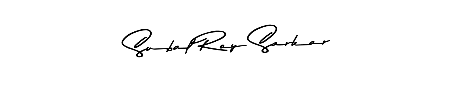 How to make Subal Roy Sarkar signature? Asem Kandis PERSONAL USE is a professional autograph style. Create handwritten signature for Subal Roy Sarkar name. Subal Roy Sarkar signature style 9 images and pictures png