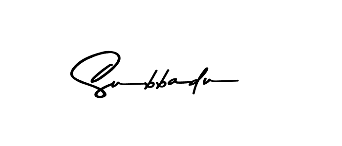 Design your own signature with our free online signature maker. With this signature software, you can create a handwritten (Asem Kandis PERSONAL USE) signature for name Subbadu. Subbadu signature style 9 images and pictures png