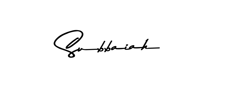 Subbaiah stylish signature style. Best Handwritten Sign (Asem Kandis PERSONAL USE) for my name. Handwritten Signature Collection Ideas for my name Subbaiah. Subbaiah signature style 9 images and pictures png