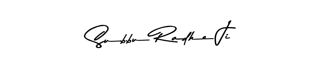 Asem Kandis PERSONAL USE is a professional signature style that is perfect for those who want to add a touch of class to their signature. It is also a great choice for those who want to make their signature more unique. Get Subbu Radhe Ji name to fancy signature for free. Subbu Radhe Ji signature style 9 images and pictures png