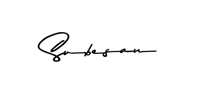 The best way (Asem Kandis PERSONAL USE) to make a short signature is to pick only two or three words in your name. The name Subesan include a total of six letters. For converting this name. Subesan signature style 9 images and pictures png