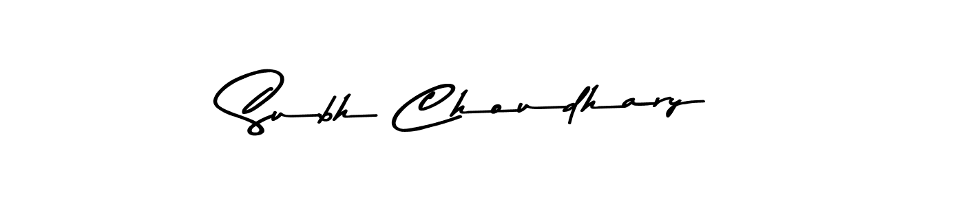 Make a beautiful signature design for name Subh Choudhary. Use this online signature maker to create a handwritten signature for free. Subh Choudhary signature style 9 images and pictures png