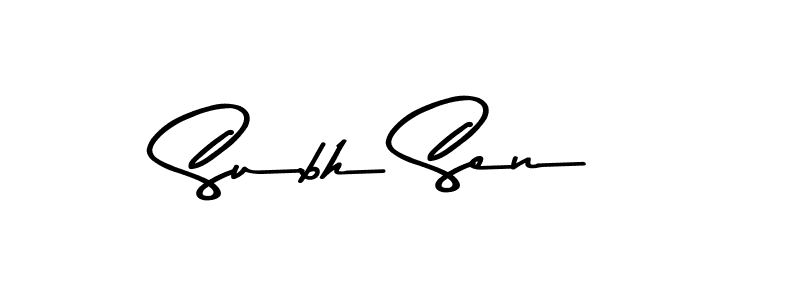 Once you've used our free online signature maker to create your best signature Asem Kandis PERSONAL USE style, it's time to enjoy all of the benefits that Subh Sen name signing documents. Subh Sen signature style 9 images and pictures png