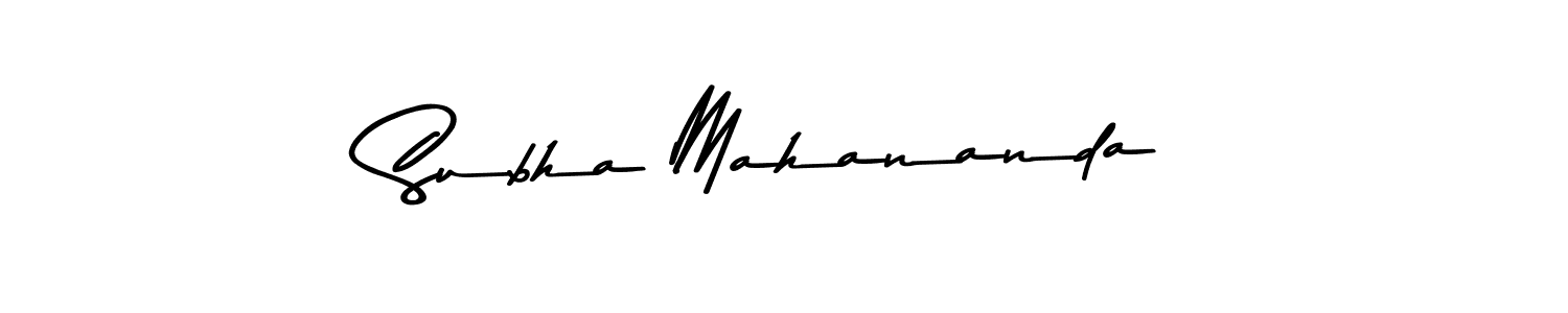 Similarly Asem Kandis PERSONAL USE is the best handwritten signature design. Signature creator online .You can use it as an online autograph creator for name Subha Mahananda. Subha Mahananda signature style 9 images and pictures png