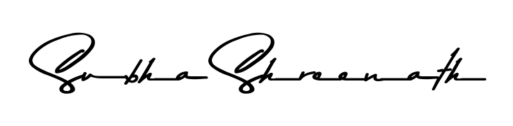 Upgrade your professional image with Subha Shreenath signature created with Asem Kandis PERSONAL USE font. Fast, free, and watermark-free download. Subha Shreenath signature style 9 images and pictures png