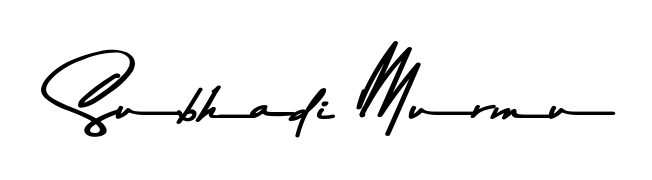 The Asem Kandis PERSONAL USE font gives name Subhadi Murmu a signature that looks effortless yet distinguished. Download high-res PNG instantly. Subhadi Murmu signature style 9 images and pictures png